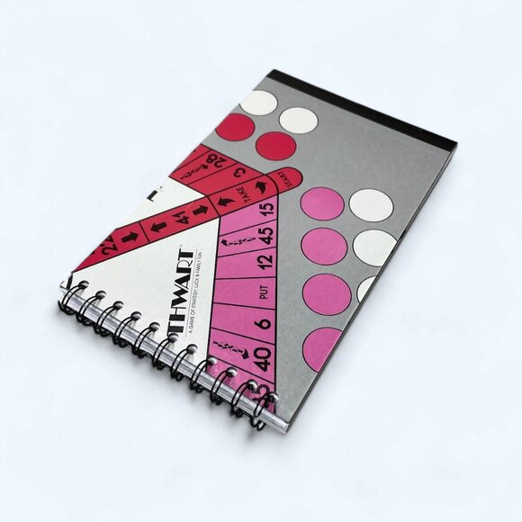 Handmade Repurposed Game Board 75 Page Blank Lined Journal Paper Pad - Picture 3 of 3